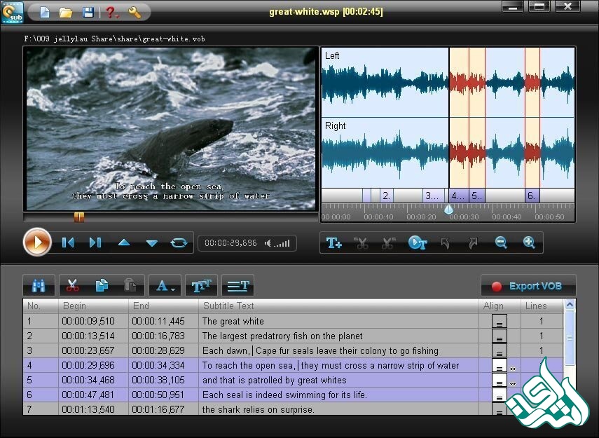 نرم‌افزار Womble EasySub