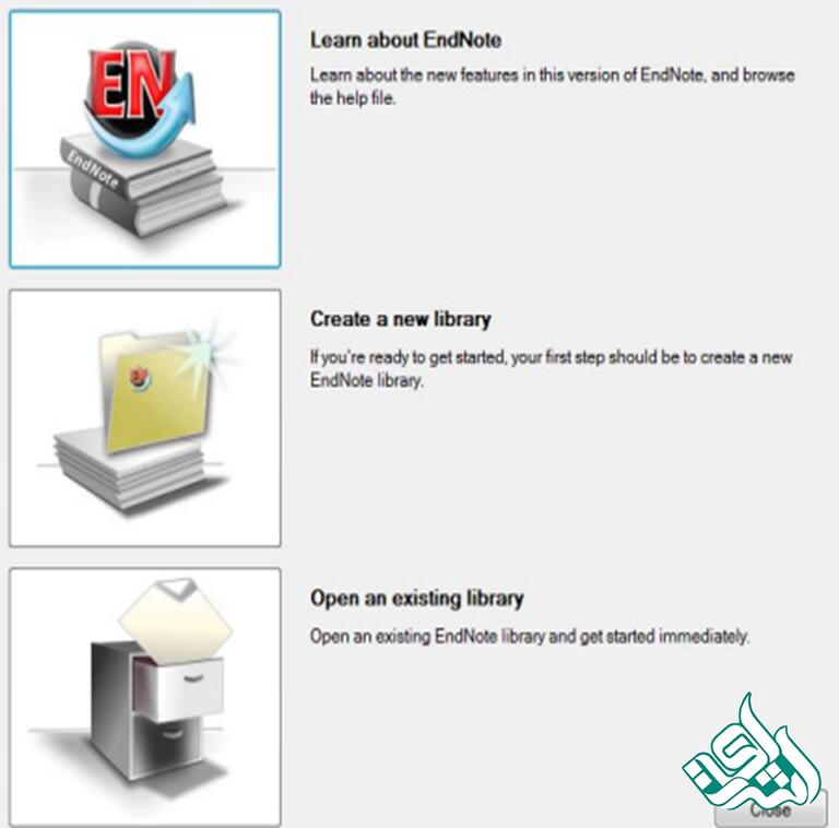 محیط نرم افزار Endnote