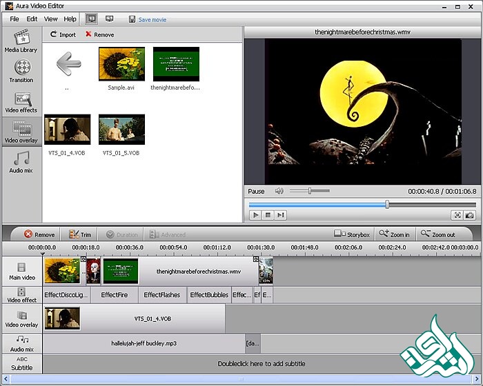 نرم‌افزار Aura Video Editor