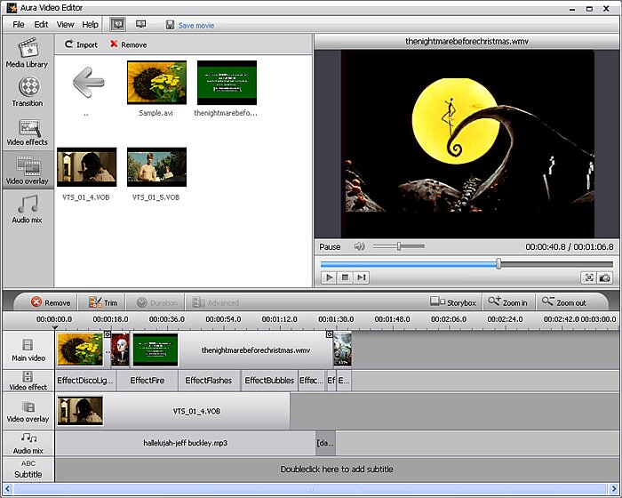 نرم افزار Aura Video Editor