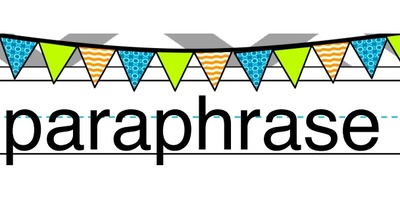 گام های اولیه برای پارافریز متون و مقالات