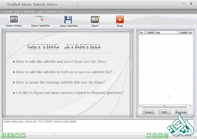 نرم‌افزار iToolSoft Movie Subtitle Editor