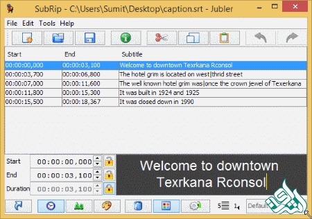 نرم‌افزار jubler