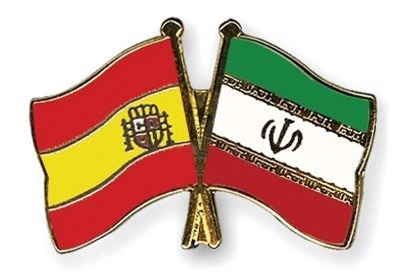 پرچم ایران و اسپانیا