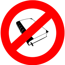 علامت ورود ممنوع برای کتاب